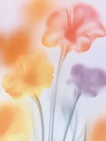 Softly Blurred Floral Abstract