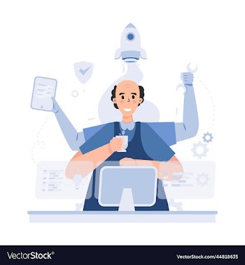 software developer multitasking