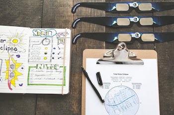 Solar Eclipse Flatlay