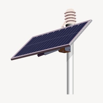 Solar panel clipart, illustration vector. | Free Vector - rawpixel
