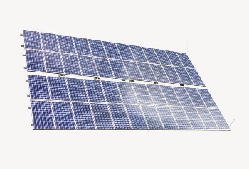Solar panel sticker, environment isolated | Free PSD - rawpixel
