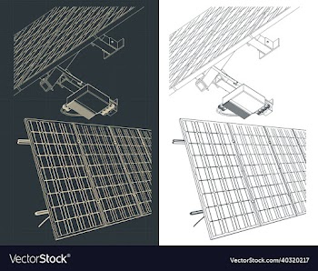 solar panel with fasteners close up