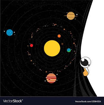 Solar system planets vector image