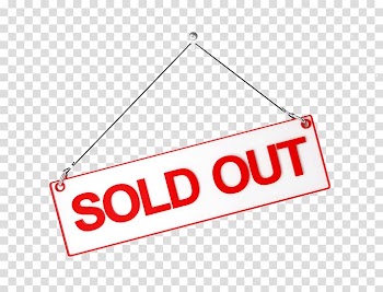 Sold Out signage, Washington, D.C. Sales Business Bag, Sold Out transparent background PNG clipart