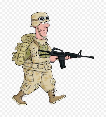 Soldier Cartoon Drawing Royalty-free - American soldiers 