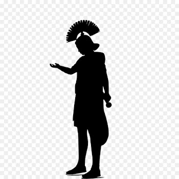 Soldier, Military, Silhouette, Standing PNG
