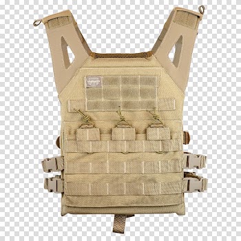 Soldier Plate Carrier System MOLLE Gilets Bullet Proof Vests Military, military transparent background PNG clipart