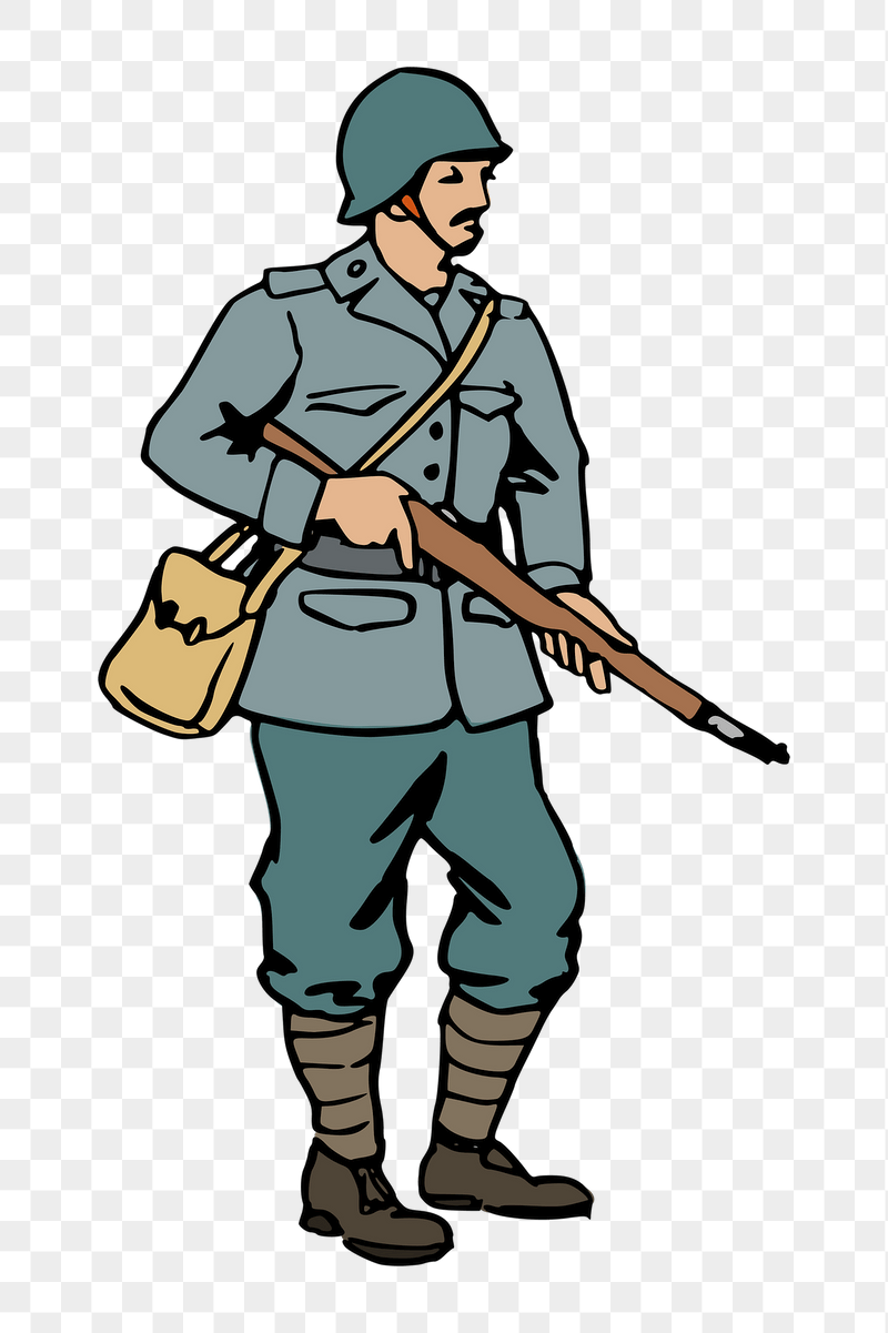 Soldier png sticker illustration, transparent | Free PNG - rawpixel