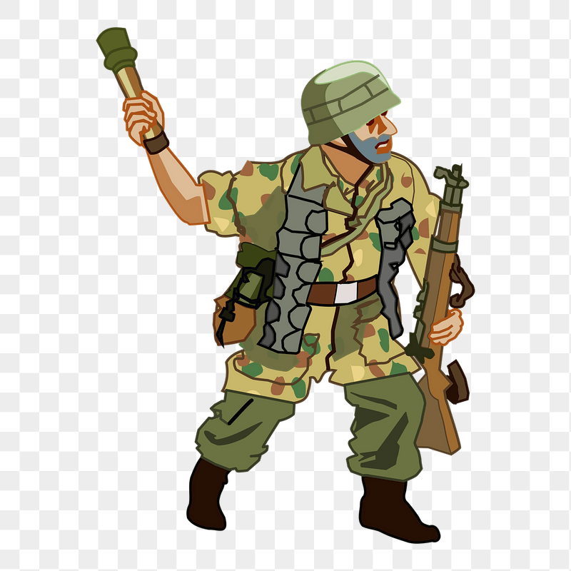 Soldier png sticker illustration, transparent | Free PNG - rawpixel