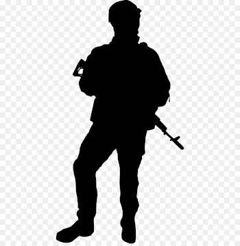 Soldier Silhouette Clip art - Soldier 