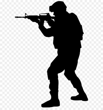 Soldier Silhouette Clip art - Soldier Silhouette PNG Clip Art Image 