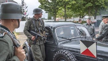 Soldiers Surrounding Vehicle