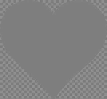 Solid Dark Grey Heart Clip Art at PNGio - vector clip art ...