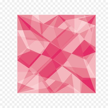 Solid geometry Red - Vector red stereo geometric background 
