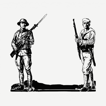 Solider & sailor  clipart, | Free PSD - rawpixel
