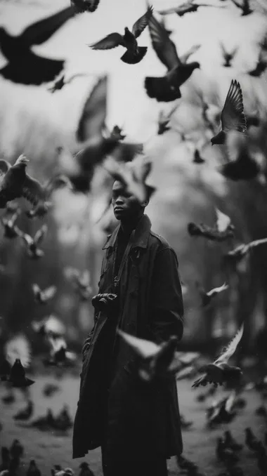 Solitude in Flight: A Man Among Birds Solitude in Flight: A Man Among Birds