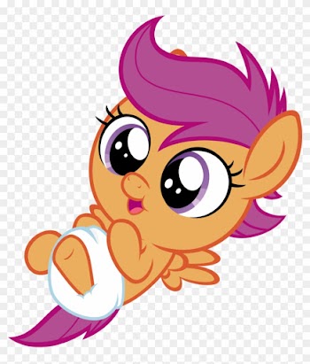 Sollace, Baby, Baby Pony, Baby Scootaloo, Cute, Cutealoo, - My Little Pony Baby Scootaloo