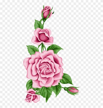 Фото, Автор Soloveika На Яндекс - Pink Floral Border Roses