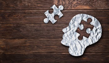  Solving a Problem - Concept With Crumpled Paper Head Silhouette 
