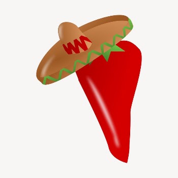 Sombrero pepper clipart, illustration vector. | Free Vector - rawpixel