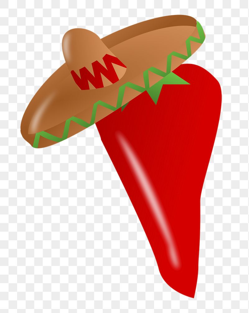 Sombrero pepper png sticker, transparent | Free PNG - rawpixel