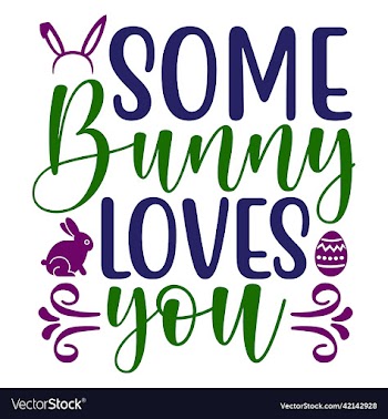 some bunny loves you silhouette
