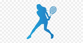 Some Of Our Customers - Tennis Girl Silhouette