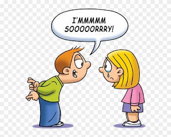 Some People Apologize Almost For Their Own Existence - Apologize Clip Art