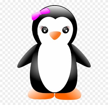 Some Vector Penguins Random Girly Graphics Danielle - Cute Cartoon Girl Penguin