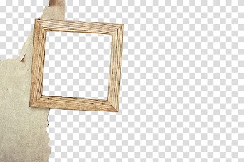 Something , brown frame transparent background PNG clipart