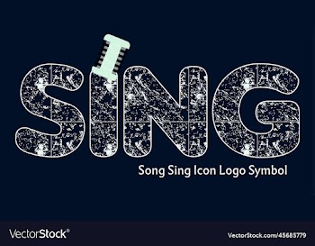 song sing icon logo symbol design