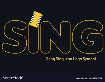 song sing icon logo symbol design