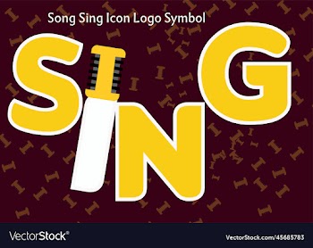 song sing icon logo symbol design