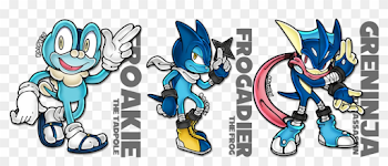 Sonic And Greninja Wallpaper - Pokemon As Sonic Characters, HD Png ...