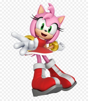 Sonic Sega Allstars Racing, Sonic The Hedgehog, Amy Rose, Cartoon, Fictional Character PNG
