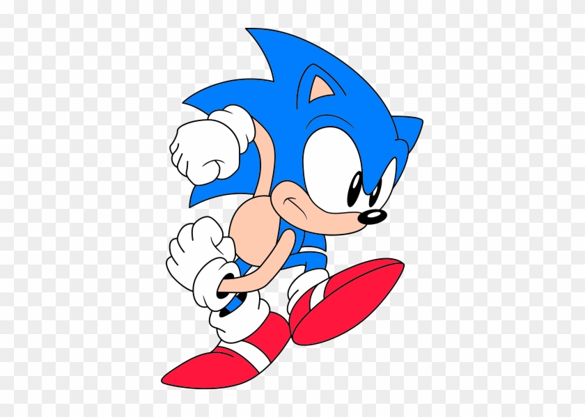 Sonic The Hedgehog Clipart Retro - Classic Sonic Svg