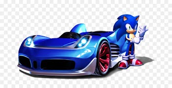 Sonic The Hedgehog, Mercedesbenz Sls Amg, Car, Land Vehicle, Sports Car PNG