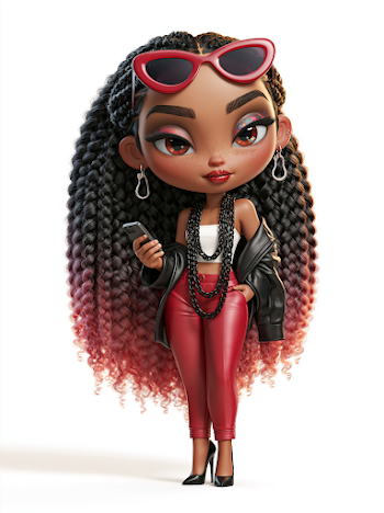 Sophisticated Chibi Fashionista