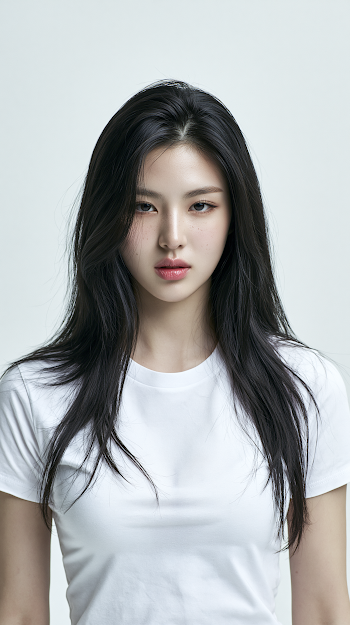 Sophisticated Korean Beauty Model Portrait