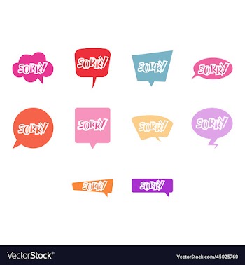 sorry icon set