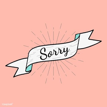 Sorry text in a badge | Free stock vector - 575041