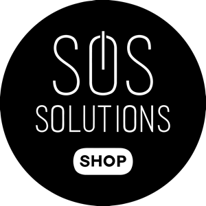 SOS Solutions Shop Logo Vector