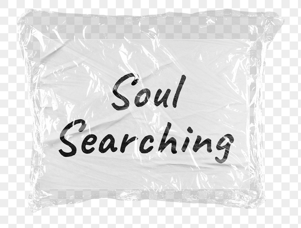 Soul searching png word sticker, | Free PNG - rawpixel