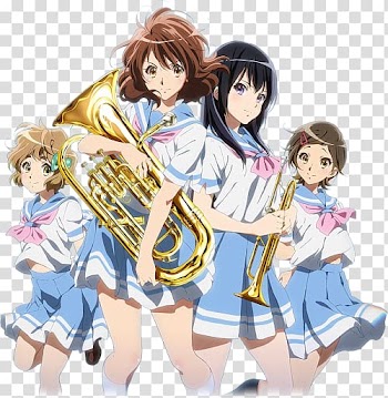 Sound! Euphonium Uji Anime Blasmusik Broadcasting, Anime transparent background PNG clipart