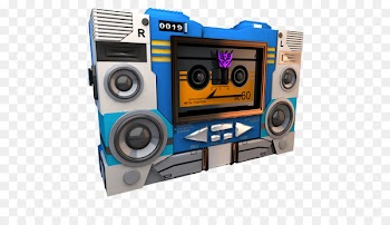 sound multimedia boombox hardware - Transformers Soundwave tape side 