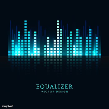 Sound wave equalizer vector design | Free stock vector - 524289