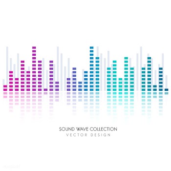 Sound wave equalizer vector design | Free stock vector - 524297