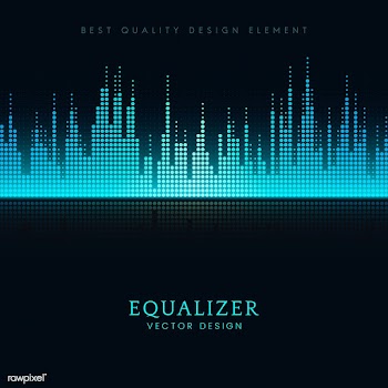 Sound wave equalizer vector design | Free stock vector - 524300