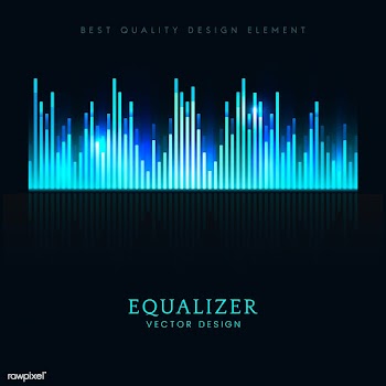Sound wave equalizer vector design | Free stock vector - 524302