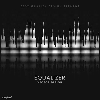 Sound wave equalizer vector design | Free stock vector - 524305